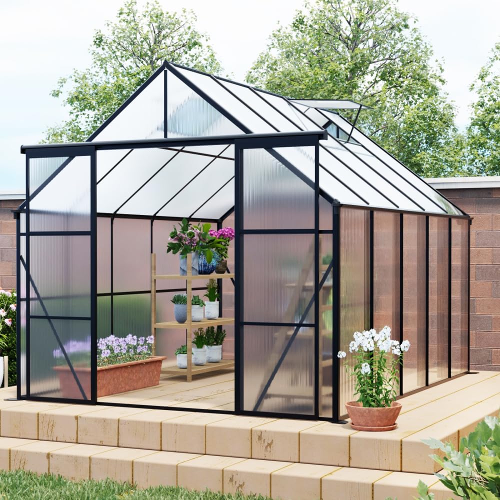 best walk-in polycarbonate greenhouse,walk-in greenhouse worth buying,polycarbonate greenhouse pros cons,heavy-duty greenhouse vs alternatives,should I buy a walk-in greenhouse,best greenhouse for year-round gardening unboxing and complete package contents