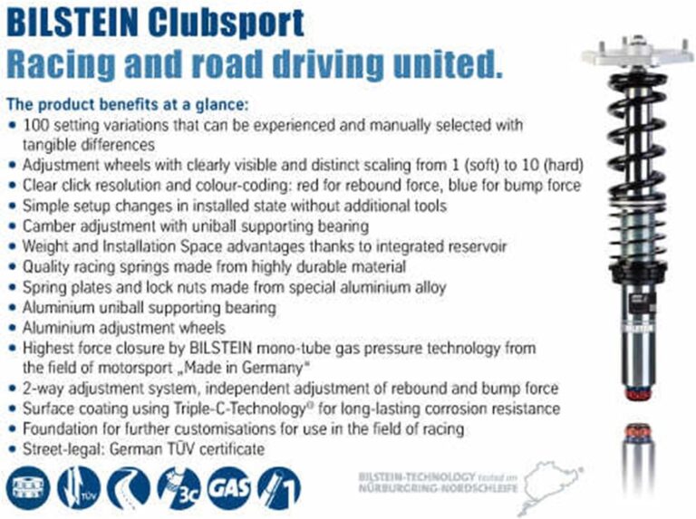 Image 1 of bilstein clubsport porsche cayman suspension kit