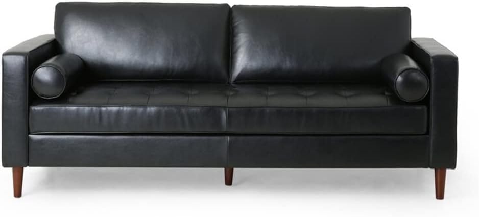 Black Leather Square Arm Sofa: Honest Pros & Cons Analysis 1 black leather square arm sofa,should I buy a black leather sofa,black leather square arm sofa pros cons,black leather sofa worth buying,best leather sofa for small apartment,black leather sofa vs fabric - detailed features and technical specifications