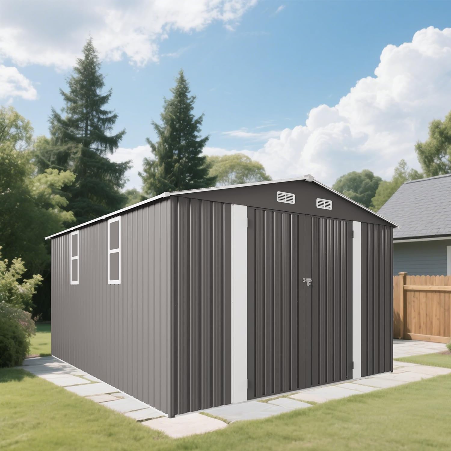 buy 10x12 metal storage shed,10x12 metal shed worth buying,best 10x12 outdoor storage shed,10x12 metal shed pros cons,TTBKA 10x12 shed honest,10x12 metal shed vs alternatives - detailed features and technical specifications