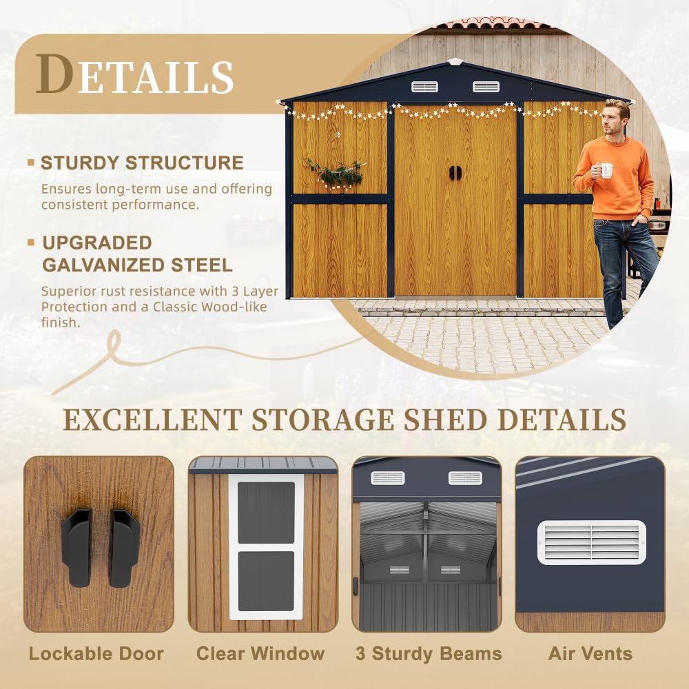 buy 10x12 metal storage shed,10x12 metal shed worth buying,best 10x12 outdoor shed,Secsofier shed honest opinion,10x12 shed pros and cons,should I buy a 10x12 metal shed performance testing and real-world results