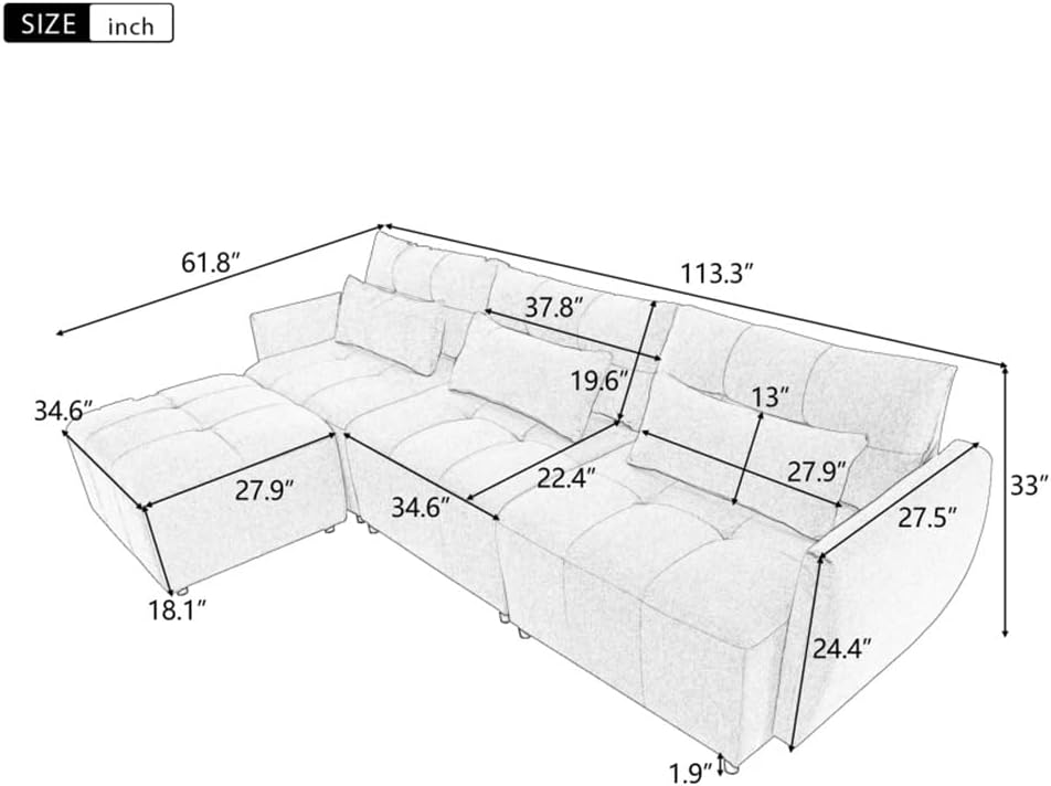 Step-by-step guide for buy 113.3 sectional sofa,113.3 sectional sofa worth buying,best L-shaped sofa with ottoman,113.3 sectional sofa pros cons,should I buy the 113.3 sectional,113.3 sofa vs alternatives - complete tutorial