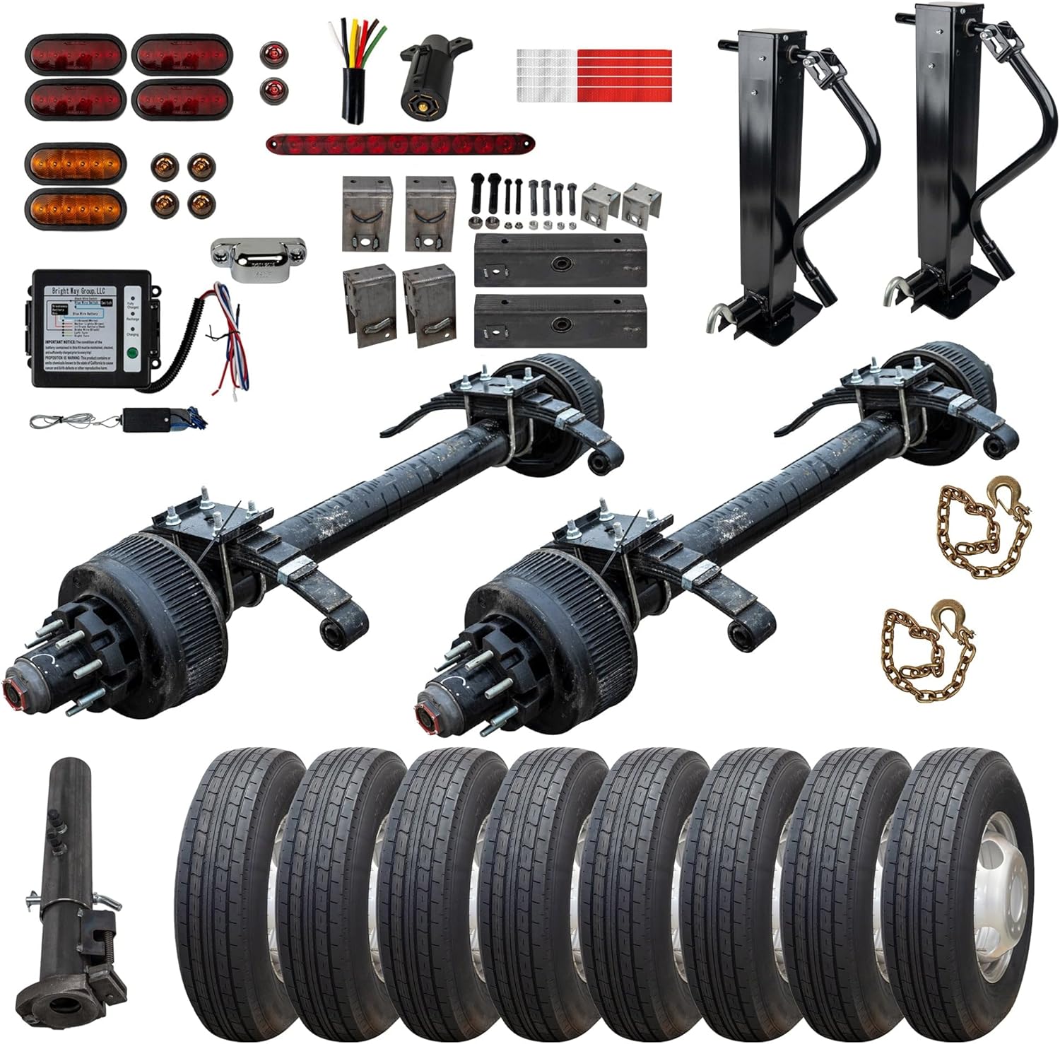 buy 12000 lb gooseneck trailer kit,12000 lb gooseneck kit worth buying,best heavy duty trailer axle kit,Lippert TK trailer kit pros cons,complete gooseneck trailer kit vs alternatives,should I buy a 12k trailer parts kit - detailed features and technical specifications