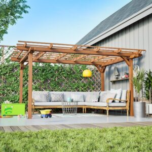 Image 1 of buy 12x10 outdoor wood pergola