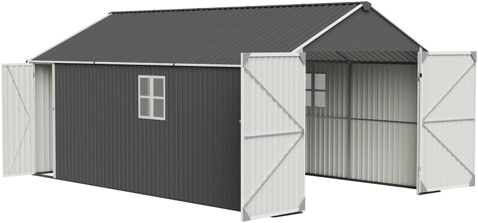 buy 12x20 metal garage shed,12x20 metal shed worth buying,best 12x20 outdoor storage shed,Secsofier metal garage pros cons,12x20 steel shed vs alternatives,should I buy a 12x20 metal shed - detailed features and technical specifications