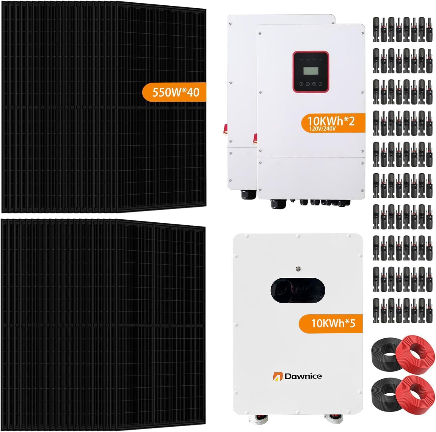 buy 20kw hybrid solar system,20kw hybrid solar system worth it,best 20kw solar system kit,Dawnice 20kw solar system honest,20kw solar system pros and cons,should I buy a 20kw solar system - detailed features and technical specifications