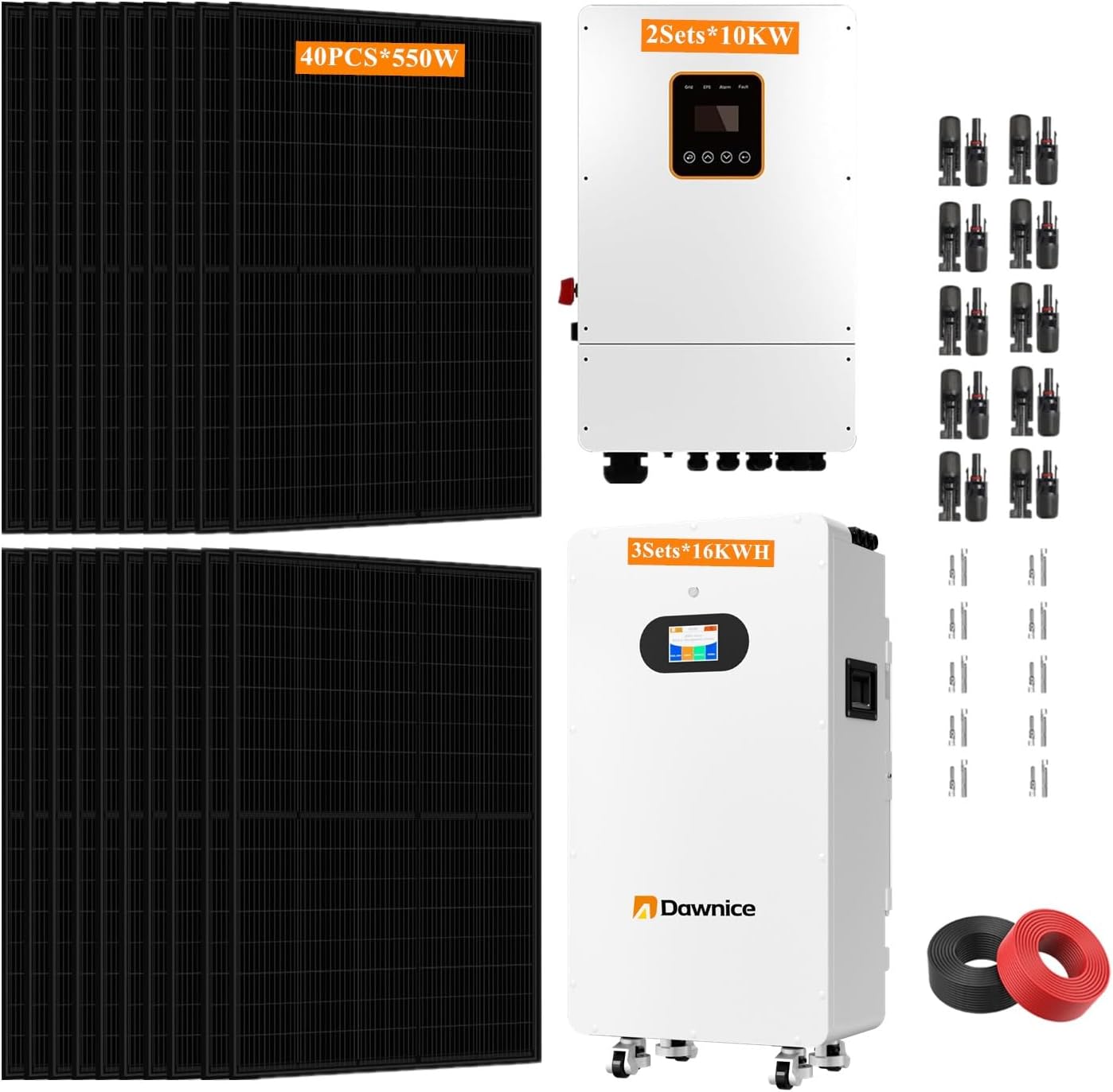 buy 20kw hybrid solar system,20kw hybrid solar system worth it,best 20kw solar power kit,Dawnice 20kw solar system honest,20kw solar system pros cons,should I buy a 20kw solar system - detailed features and technical specifications