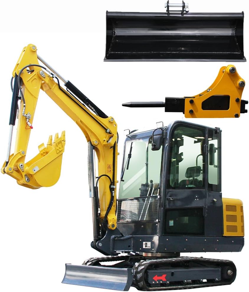 Detailed view of the DIGMIGHT R350 features, helping you decide to buy 3.5 ton mini excavator,3.5 ton mini excavator worth it,best 3.5 ton mini excavator,DIGMIGHT R350 honest,3.5 ton mini excavator pros cons,should I buy a 3.5 ton mini excavator