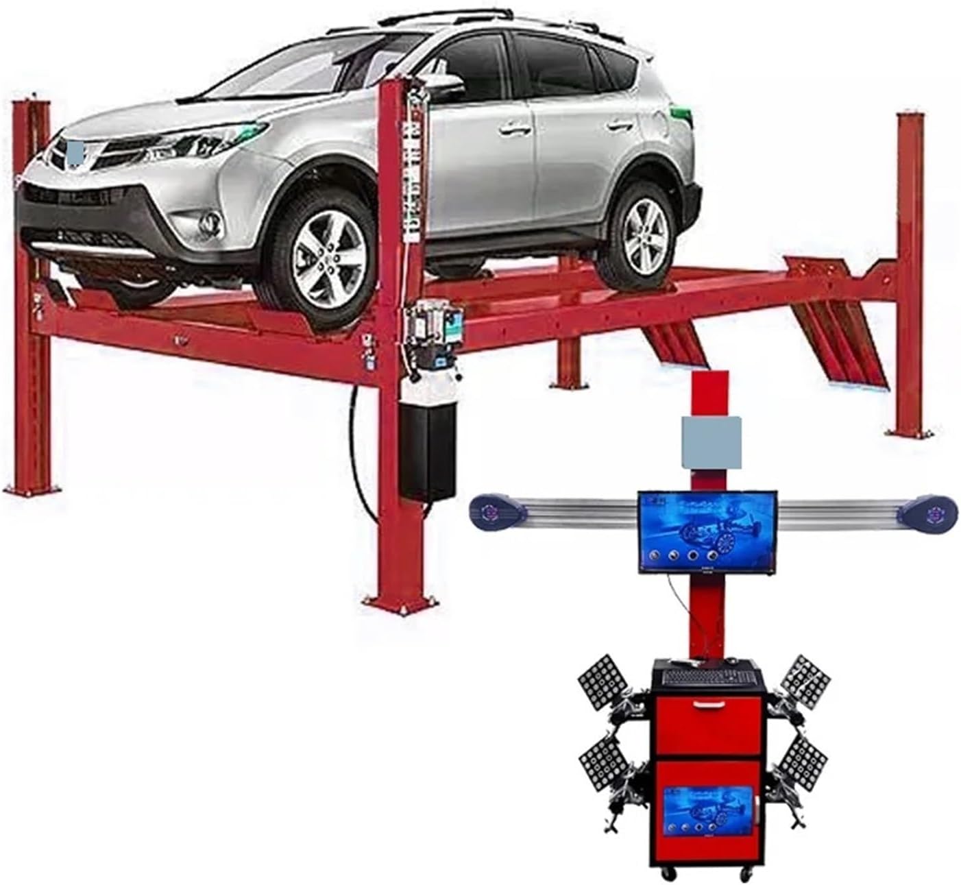 buy 3D wheel alignment machine combo,should I buy a tire changer balancer combo,3D wheel alignment machine worth buying,tire changer and balancer combo pros cons,best automotive workshop equipment combo,HLOMAUD wheel alignment machine honest unboxing and complete package contents