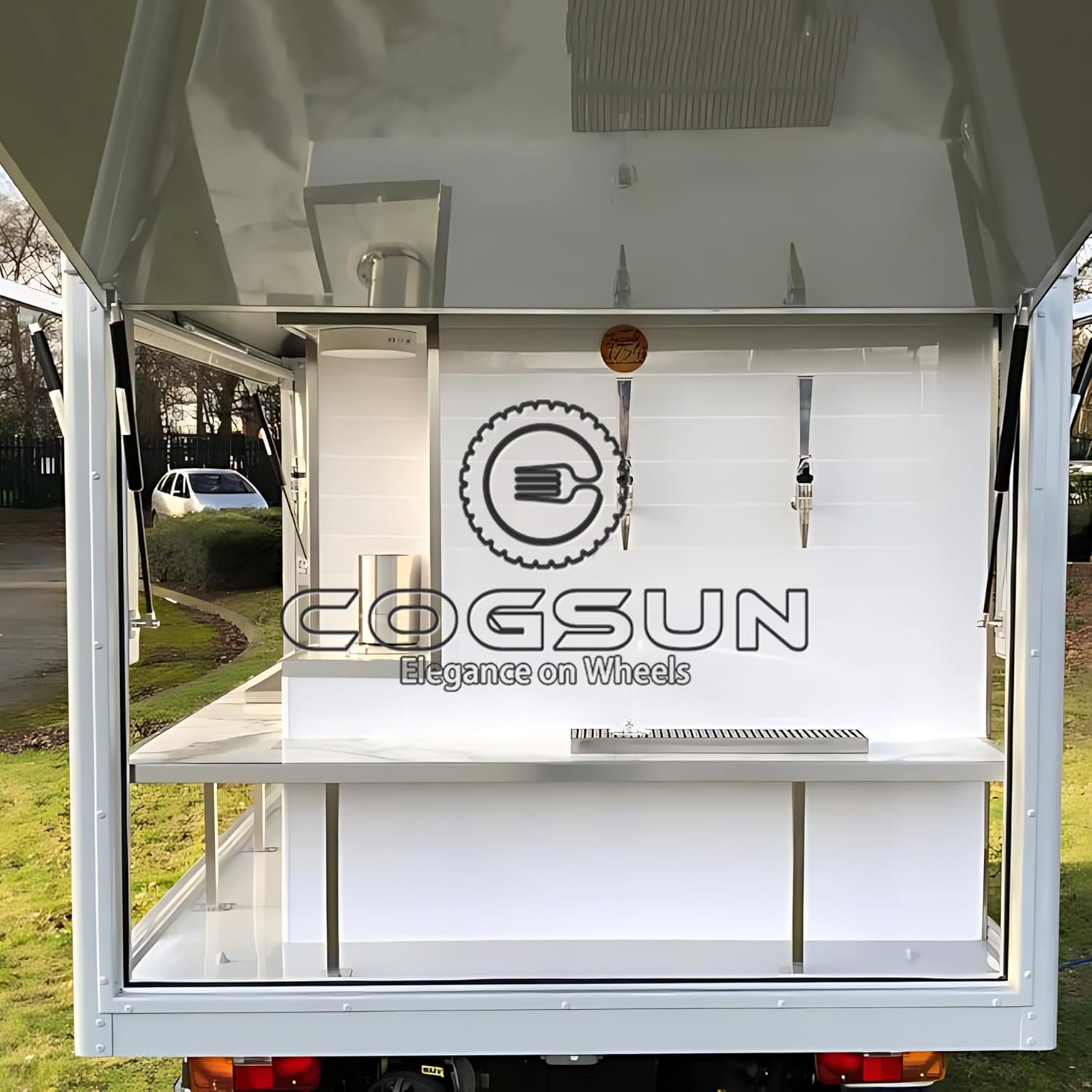 buy COGSUN APE food trailer,COGSUN APE trailer worth buying,best electric food trailer,APE food truck pros cons,should I buy an APE food trailer,COGSUN vs other food trucks unboxing and complete package contents