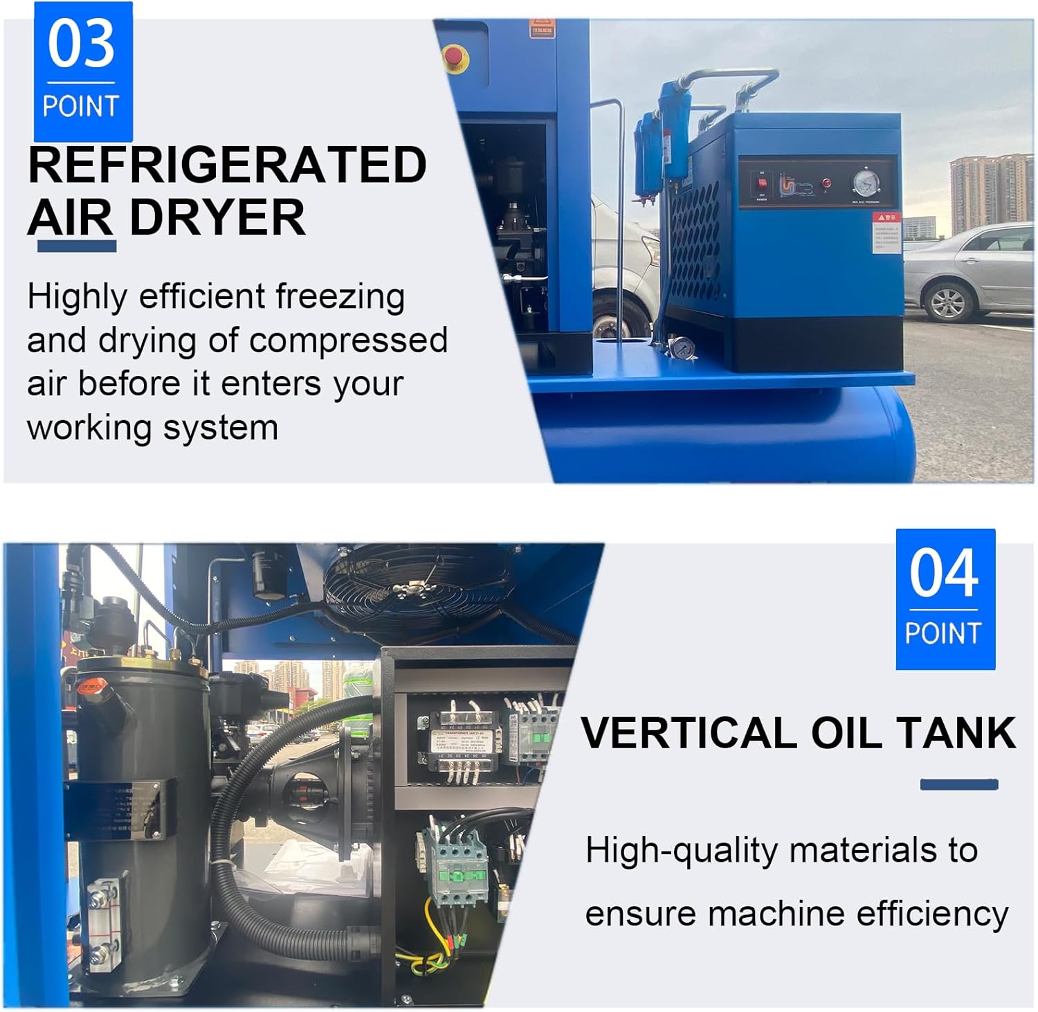 buy DCYL 7.5kw rotary screw air compressor,DCYL air compressor pros cons,rotary screw compressor vs piston,10hp rotary screw air compressor worth it,best industrial rotary screw air compressor,should I buy DCYL air compressor performance testing and real-world results
