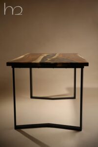 Image 1 of buy Darkness Before Dawn epoxy table