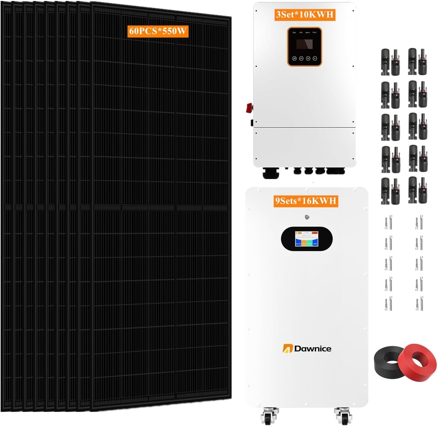 buy Dawnice 10KW solar system,Dawnice solar system worth buying,10KW hybrid solar kit pros cons,best 48V solar power system,Dawnice 10KW vs alternatives,should I buy a 10KW solar system - detailed features and technical specifications