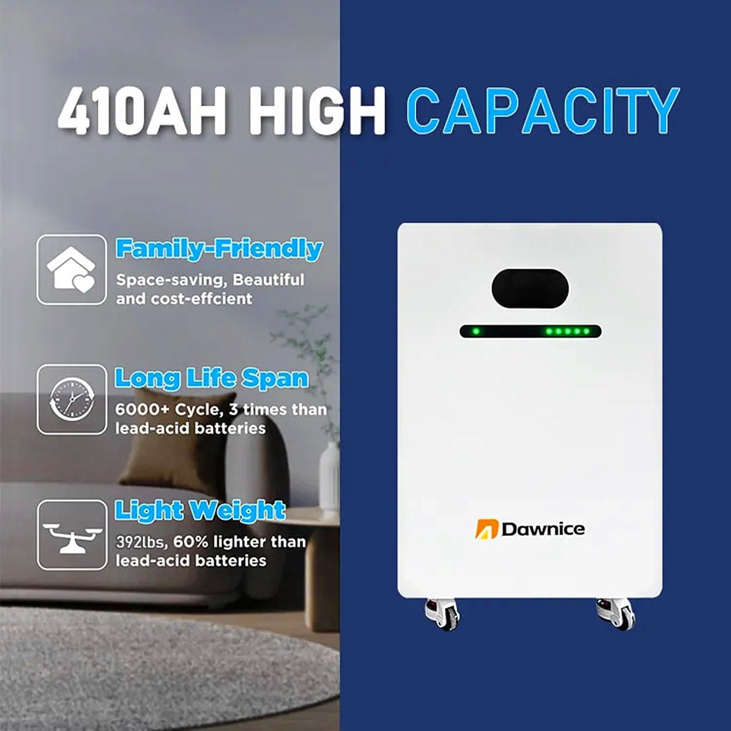 buy Dawnice 48V 40KWh lithium battery,Dawnice 48V 40KWh battery pros cons,should I buy Dawnice solar battery,best wall mounted home storage battery,Dawnice vs other solar batteries,48V 40KWh lithium battery worth buying unboxing and complete package contents