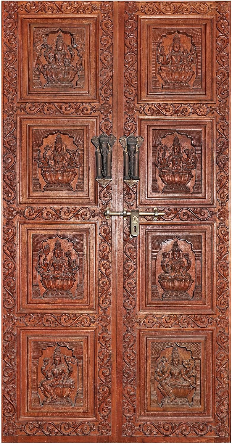 buy Exotic India 96 Ashtalakshmi door,Exotic India Ashtalakshmi door worth buying,Exotic India wooden door pros cons,best traditional wooden doors,Exotic India 96 inch door vs alternatives,should I buy an Ashtalakshmi wooden door unboxing and complete package contents