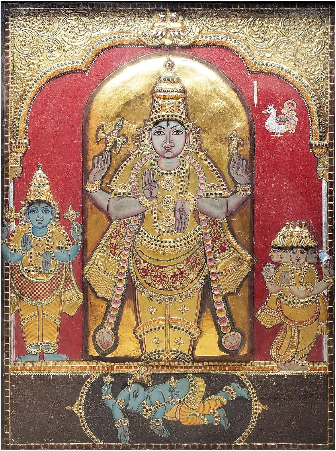 buy Exotic India Tanjore painting,should I buy Tanjore painting,Tanjore painting pros cons,Exotic India painting worth buying,best traditional Indian wall art,Lord Shiva Tanjore painting quality unboxing and complete package contents