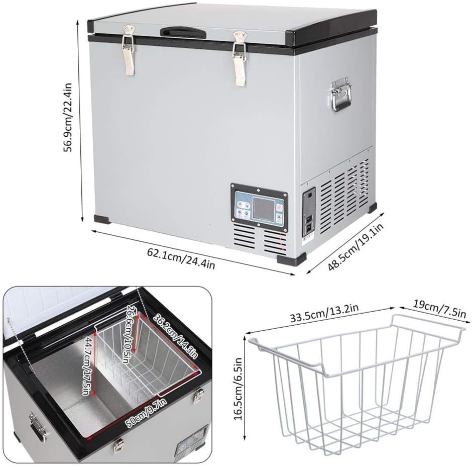 buy HIONJIN 60L car refrigerator,best portable fridge freezer for camping,HIONJIN car refrigerator pros cons,should I buy a 60L car fridge,portable refrigerator for car and home,HIONJIN 60L fridge worth buying unboxing and complete package contents