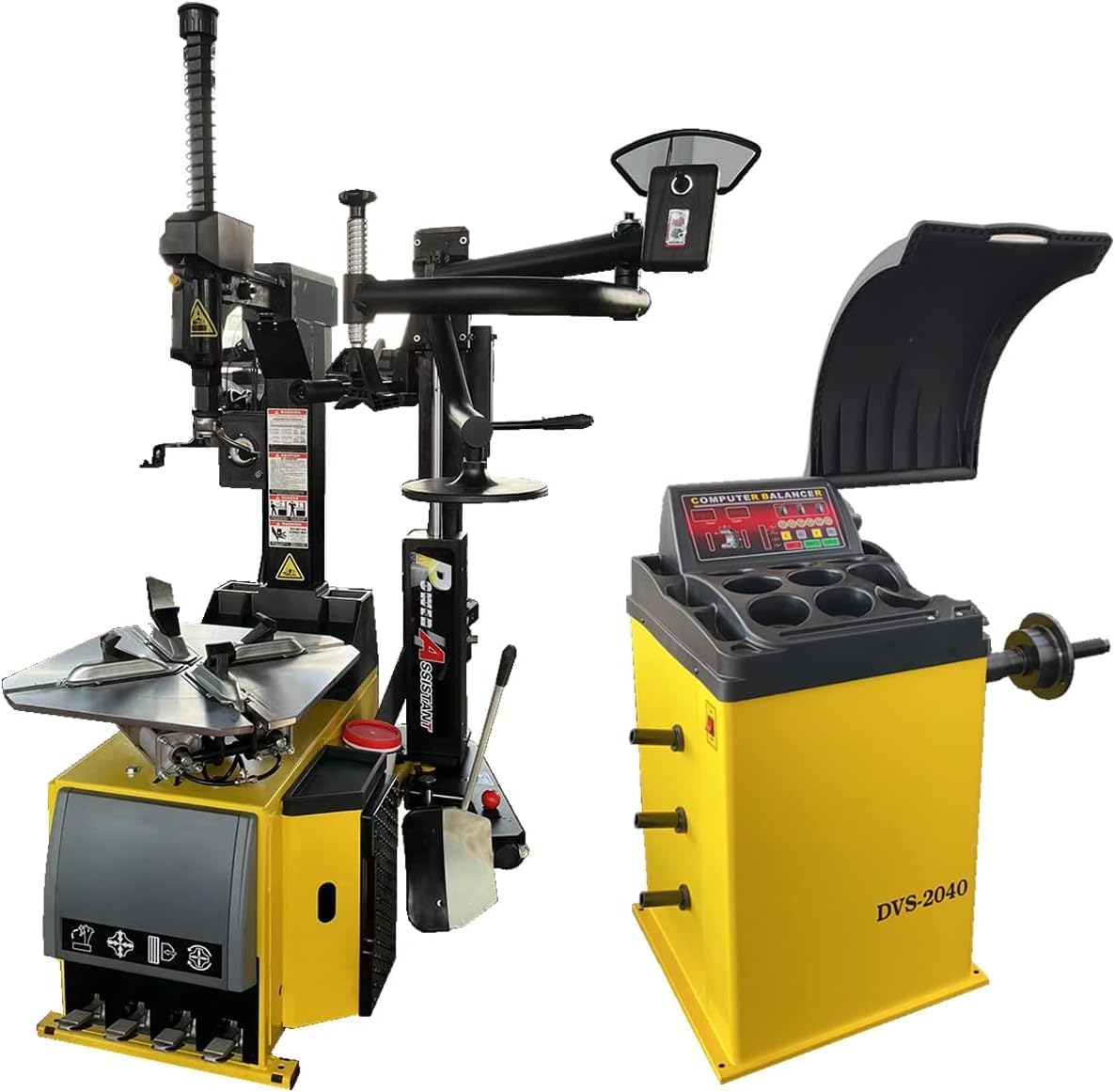 buy HPDMC tire changer combo, HPDMC tire changer balancer combo worth it, garage tire repair equipment package, HPDMC air compressor combo pros cons, best tire changer balancer for shop, should I buy tire changer combo unboxing and complete package contents