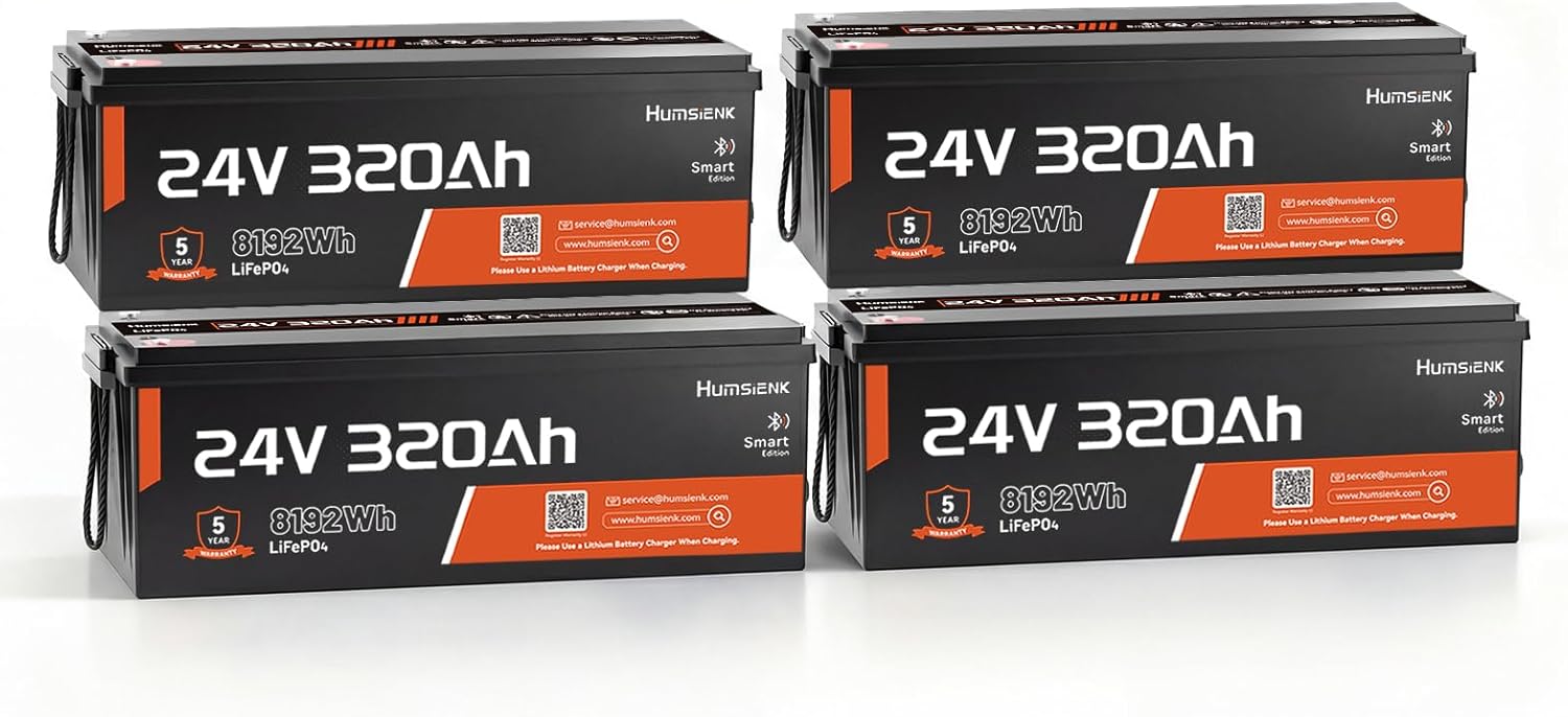 buy HumsiENK 24v 320ah lifepo4 battery technical features and specifications