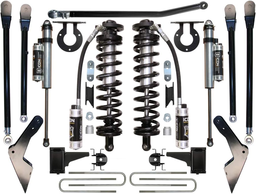 buy ICON 4-5.5 lift stage 4 coilover,ICON stage 4 coilover pros cons,best lift kit for Ford F250,ICON K63124 vs alternatives,ICON coilover system worth buying,should I buy ICON 4-5.5 lift performance testing and real-world results