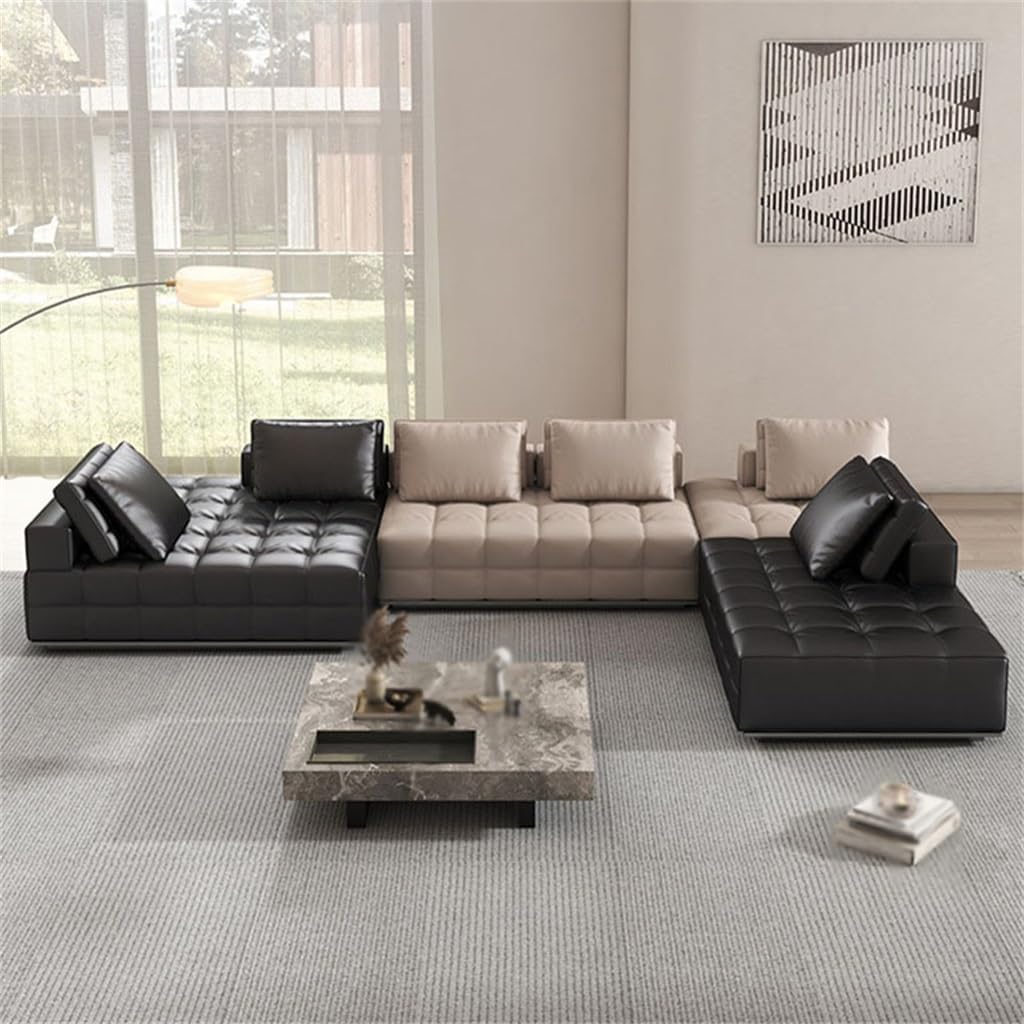 buy Italian minimalist corner sofa,Italian corner sofa worth buying,best minimalist leather sofa,large villa sofa pros cons,should I buy a corner sofa,Italian leather sofa vs alternatives unboxing and complete package contents