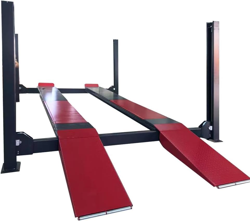 buy Kzoo Lift 4H120X 4 post,Kzoo Lift 4H120X pros cons,best 12000 lb 4 post lift with rolling jack,Kzoo Lift vs Rotary 4 post lift,should I buy a Kzoo Lift 4H120X,Kzoo Lift 4H120X worth buying unboxing and complete package contents