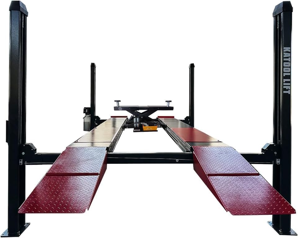 buy Kzoo Lift 4H120X 4 post,Kzoo Lift 4H120X pros cons,best 12000 lb 4 post lift with rolling jack,Kzoo Lift vs Rotary 4 post lift,should I buy a Kzoo Lift 4H120X,Kzoo Lift 4H120X worth buying performance testing and real-world results