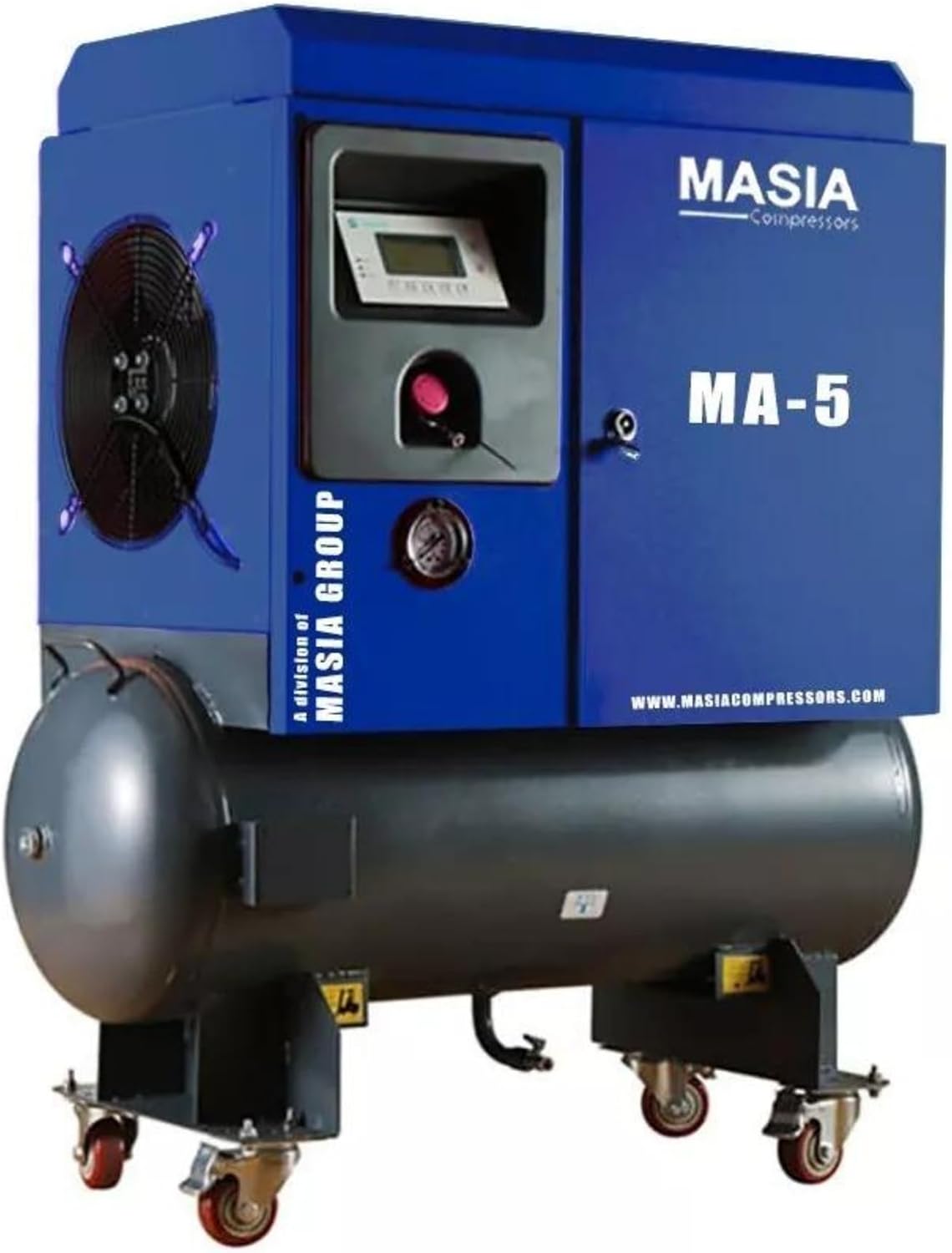 buy Masia MA-5 VSD air compressor,7.5 HP rotary screw air compressor worth buying,best VSD rotary screw air compressor for workshop,Masia MA-5 pros cons,22 CFM air compressor for industrial use,should I buy a 7.5 HP VSD air compressor - detailed features and technical specifications