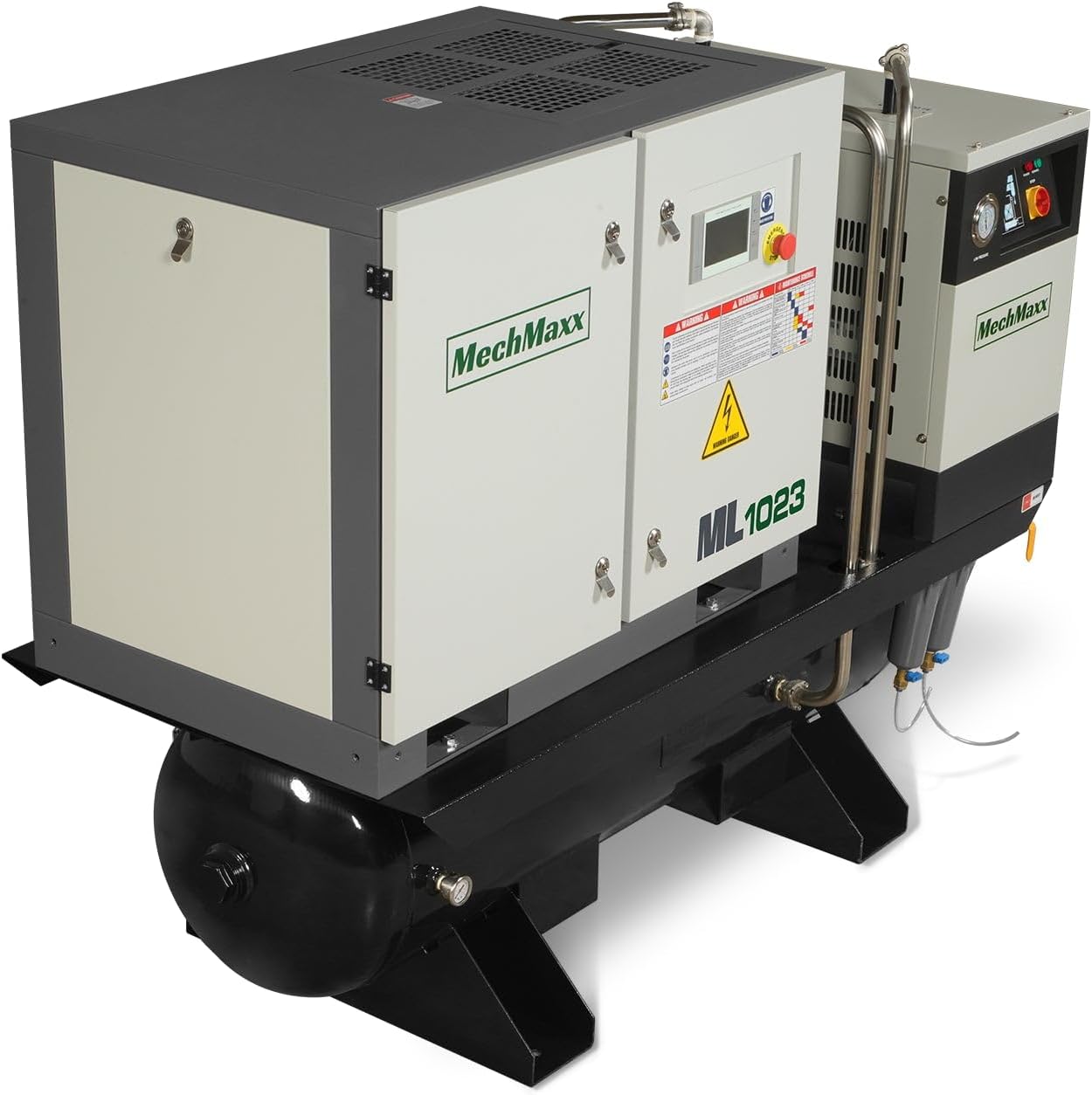 Step-by-step guide for buy MechMaxx 10HP rotary screw air compressor,best rotary screw air compressor with dryer,should I buy a 10HP rotary screw compressor,MechMaxx ML1023 pros and cons,rotary screw air compressor worth buying,10HP compressor with 66 gallon tank - complete tutorial