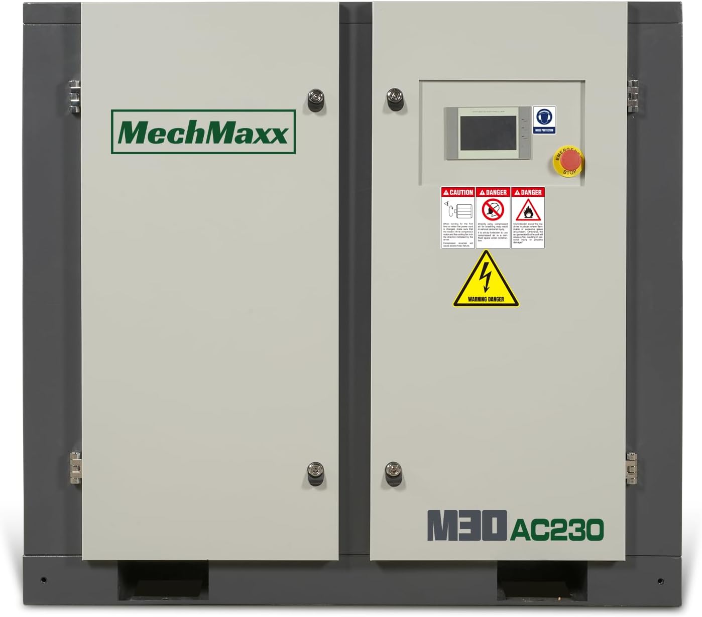 buy MechMaxx 30HP rotary screw air compressor,MechMaxx 30HP air compressor pros cons,best industrial rotary screw air compressor,MechMaxx M30AC230 worth buying,should I buy MechMaxx air compressor,30HP rotary screw compressor vs piston - detailed features and technical specifications