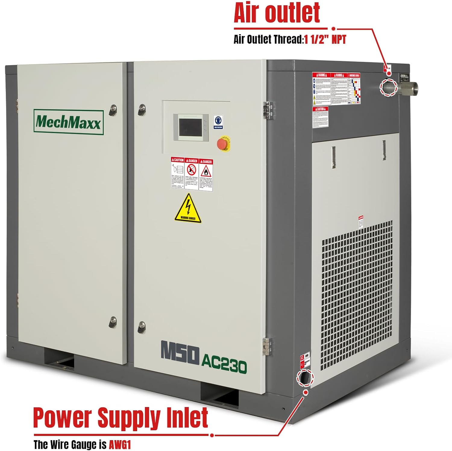 buy MechMaxx 50HP air compressor,MechMaxx M50AC230 pros cons,MechMaxx 50HP rotary screw air compressor worth it,best industrial air compressor 50HP,should I buy MechMaxx air compressor,MechMaxx vs Ingersoll Rand 50HP unboxing and complete package contents