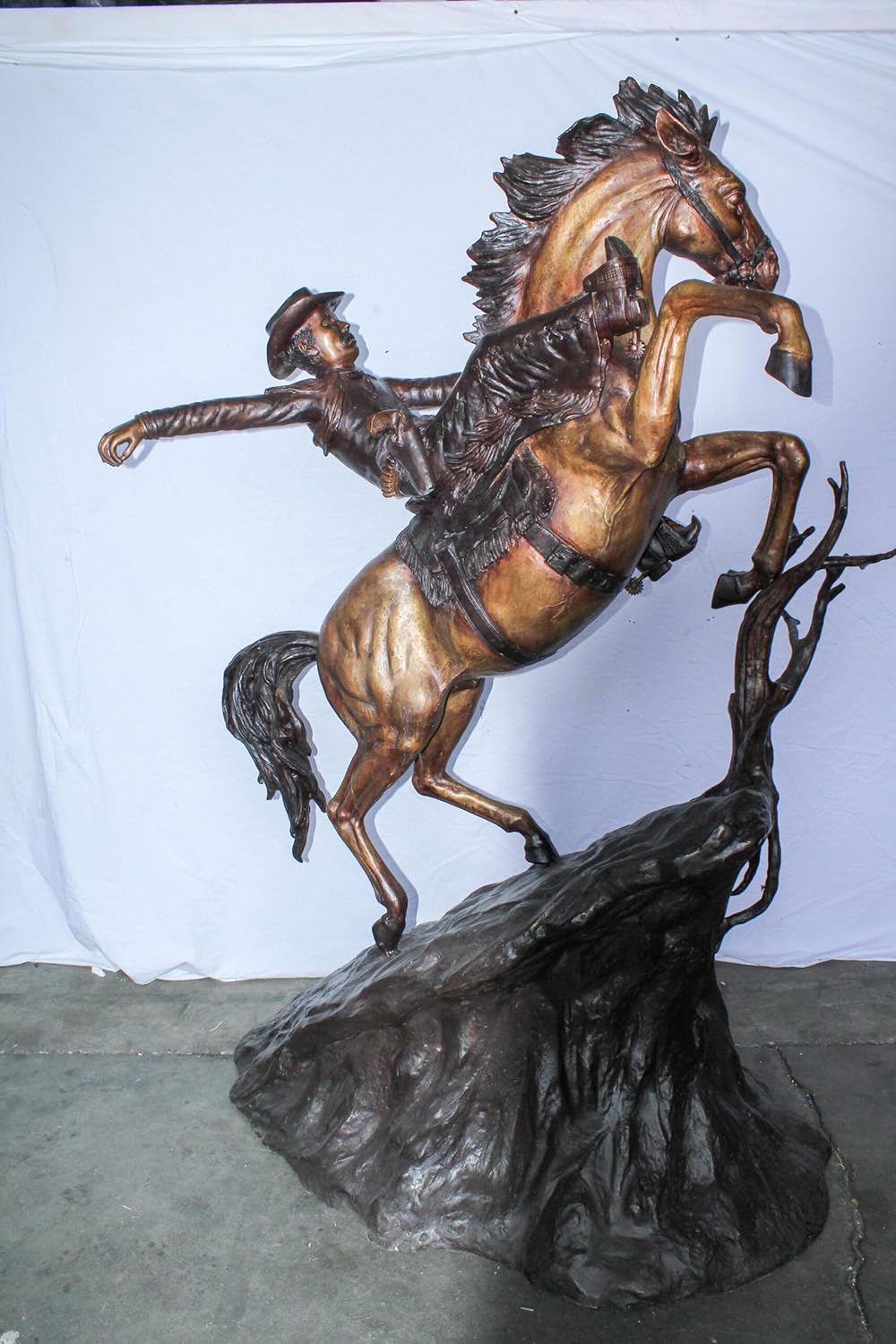 buy NIFAO bronze cowboy statue,NIFAO bronze cowboy statue worth it,best life-size western sculpture,bronze cowboy and horse statue pros cons,NIFAO cowboy statue honest opinion,life-size bronze statue vs alternatives unboxing and complete package contents