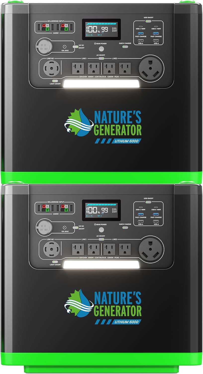buy Nature's Generator 6000W solar generator,Nature's Generator 6000W pros cons,is Nature's Generator 6000W worth buying,Nature's Generator 6000W vs alternatives,Nature's Generator 2 pack home backup,should I buy Nature's Generator 6000W unboxing and complete package contents