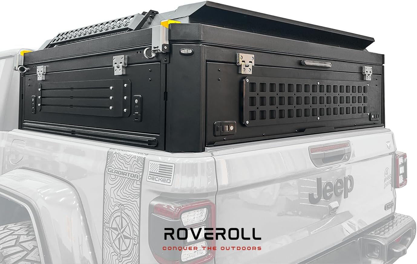 Step-by-step guide for buy ROVEROLL hardshell camper shell cap,should I buy ROVEROLL camper shell,ROVEROLL hardshell vs traditional cap,best truck camper for Jeep Gladiator,ROVEROLL camper shell pros and cons,Jeep Gladiator rooftop tent cap worth it - complete tutorial
