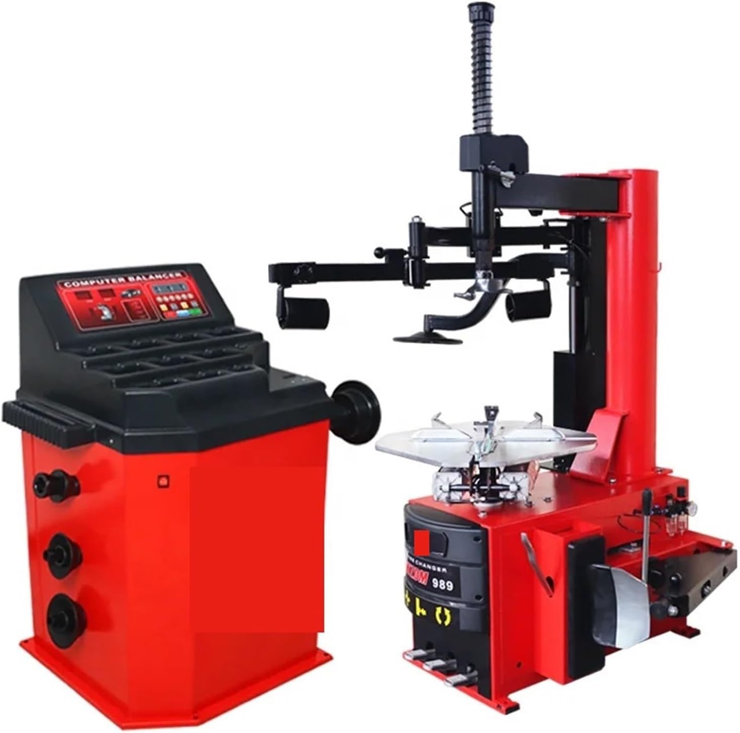 buy T-989 tire changer balancer combo,T-989 tire changer pros cons,best tire changer balancer combo for car,semi automatic tire changer worth buying,T-989 vs other tire changers,should I buy a tire changer balancer combo - detailed features and technical specifications