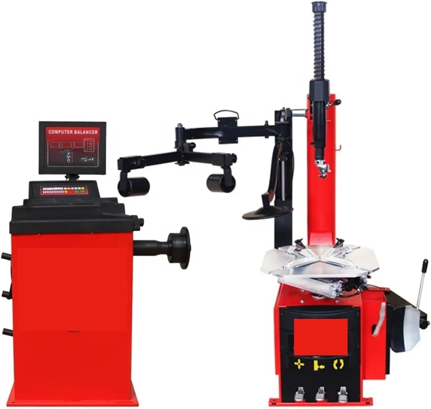buy T-989 tire changer balancer combo,T-989 tire changer pros cons,best tire changer balancer combo for car,semi automatic tire changer worth buying,T-989 vs other tire changers,should I buy a tire changer balancer combo unboxing and complete package contents