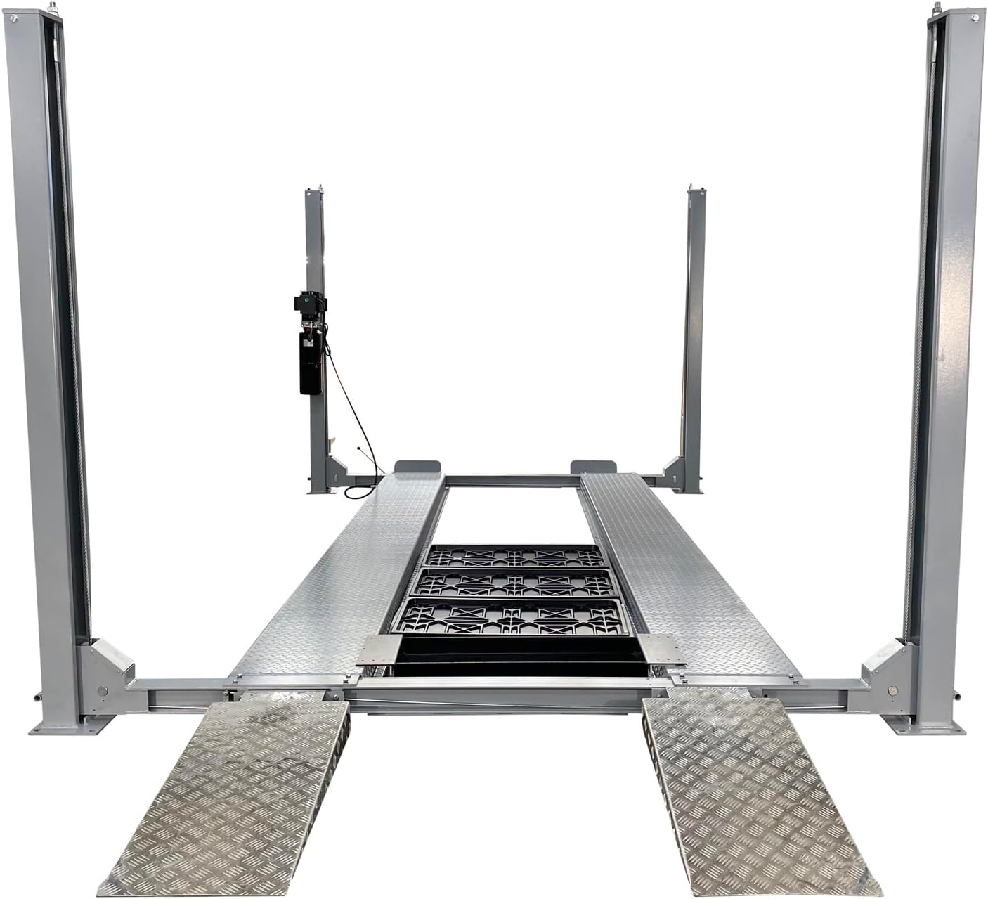 unboxing TRIUMPH NSS-11C-G 4 post lift complete package contents