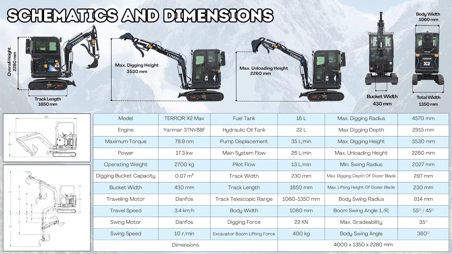 buy TYPHON TERROR X2 MAX mini excavator,TYPHON TERROR X2 MAX worth buying,best 2.7-ton mini excavator,TYPHON TERROR X2 MAX pros cons,TYPHON TERROR X2 MAX vs alternatives,should I buy TYPHON TERROR X2 MAX performance testing and real-world results