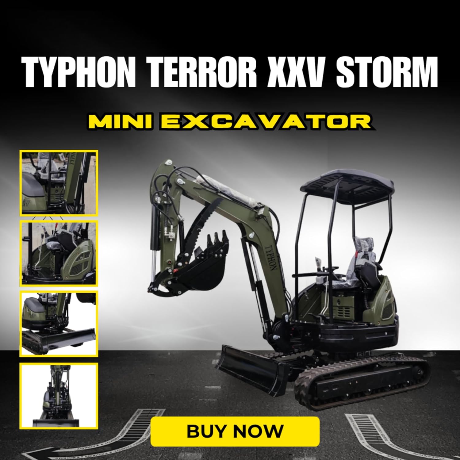 buy TYPHON Terror XXV mini excavator,TYPHON Terror XXV worth buying,TYPHON Terror XXV pros cons,TYPHON mini excavator vs alternatives,best 2.5 ton mini excavator,should I buy a TYPHON excavator unboxing and complete package contents