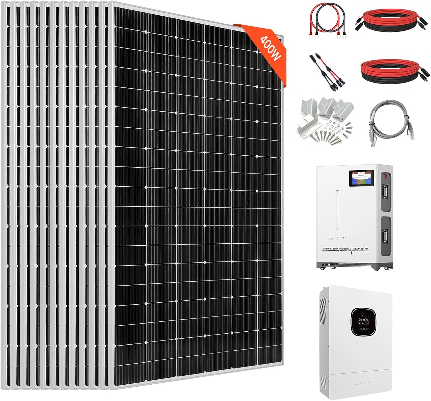 buy VEVOR 4800W 48V solar kit,VEVOR 4800W solar kit pros cons,best off-grid solar system for large house,VEVOR 48V 10kW hybrid inverter worth it,should I buy VEVOR solar kit,VEVOR 4800W vs other solar kits - detailed features and technical specifications