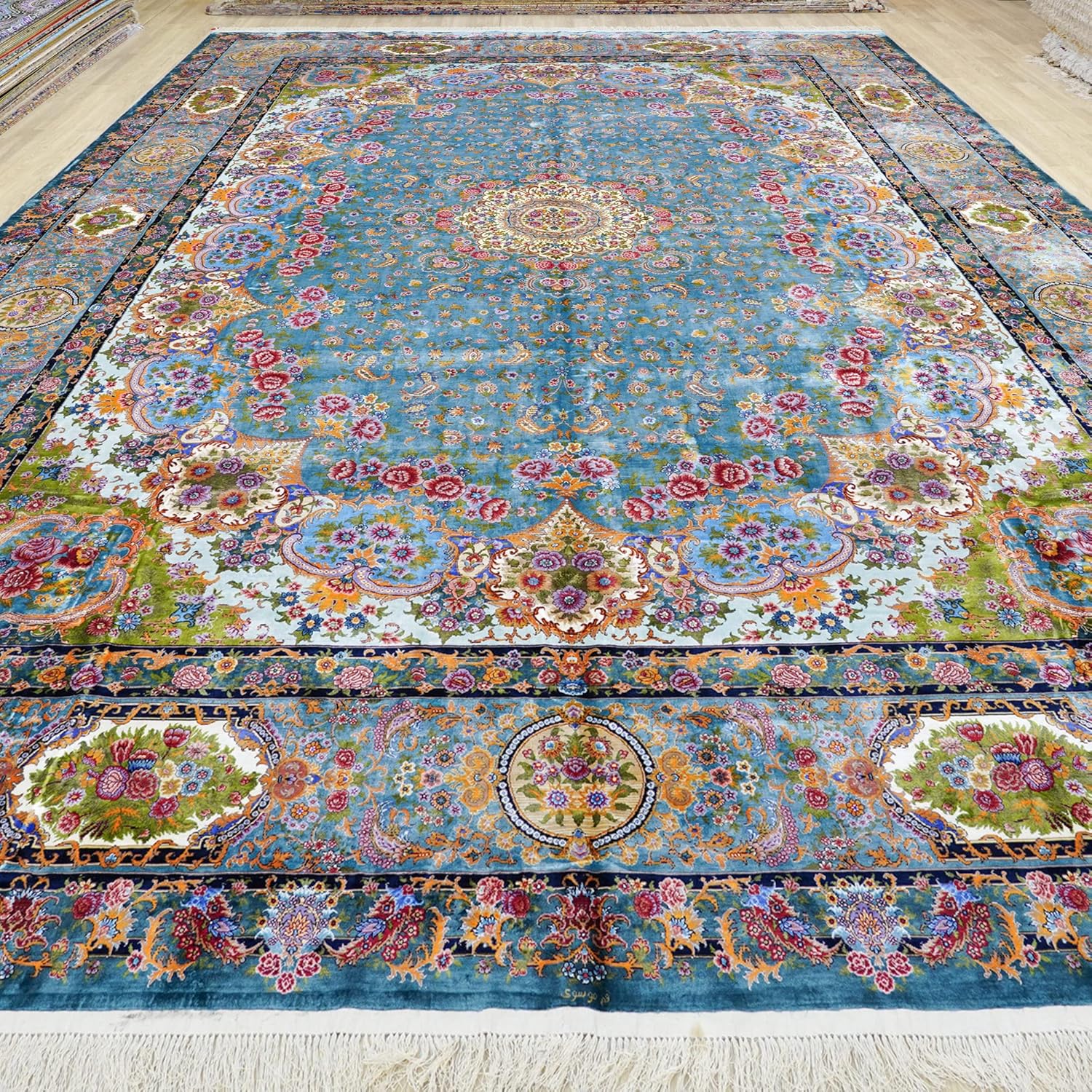 Buy Yuchen Silk Carpet: Honest Pros & Cons & Our Experience 2 buy Yuchen silk carpet,Yuchen silk rug worth buying,Yuchen silk carpet pros cons,best hand knotted silk rug,Yuchen silk carpet vs alternatives,should I buy a Yuchen silk rug unboxing and complete package contents