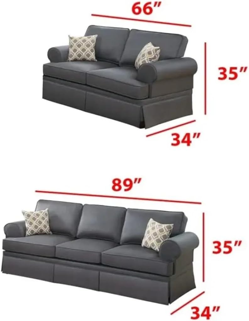 Step-by-step guide for buy charcoal glossy polyfiber sofa set,charcoal sofa set worth buying,polyfiber sofa pros cons,best 2 piece sofa set,charcoal sofa set vs alternatives,should I buy a polyfiber sofa - complete tutorial