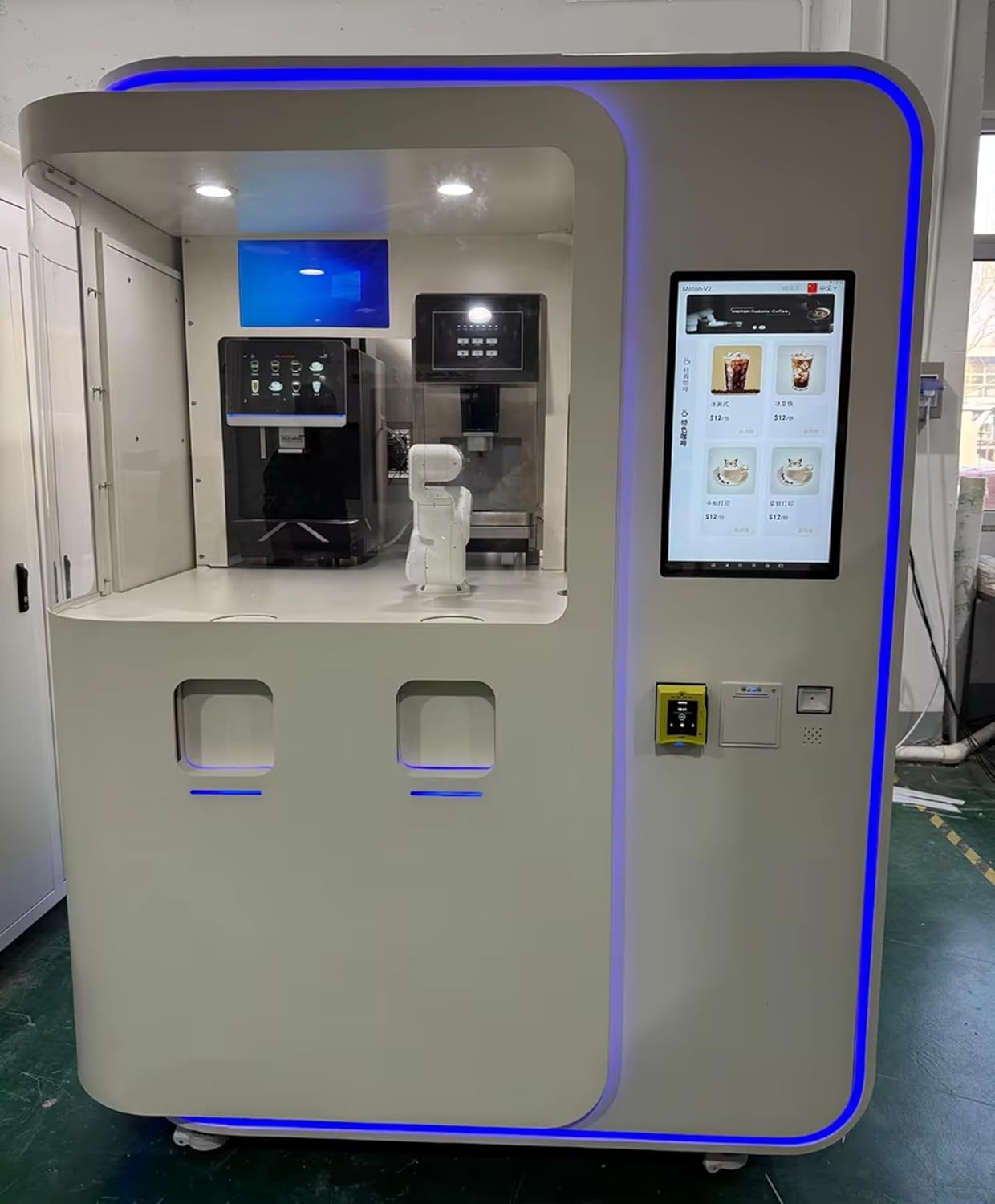 buy coffee vending robot,coffee vending robot worth buying,best commercial coffee robot,coffee vending robot pros cons,should I buy a coffee robot,coffee vending robot vs alternatives unboxing and complete package contents