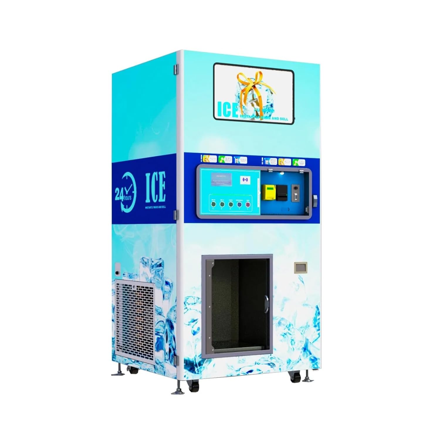 buy commercial ice vending machine,commercial ice vending machine worth it,best ice vending machine for business,ice vending machine pros and cons,should I buy an ice vending machine,commercial ice maker vs vending machine - detailed features and technical specifications