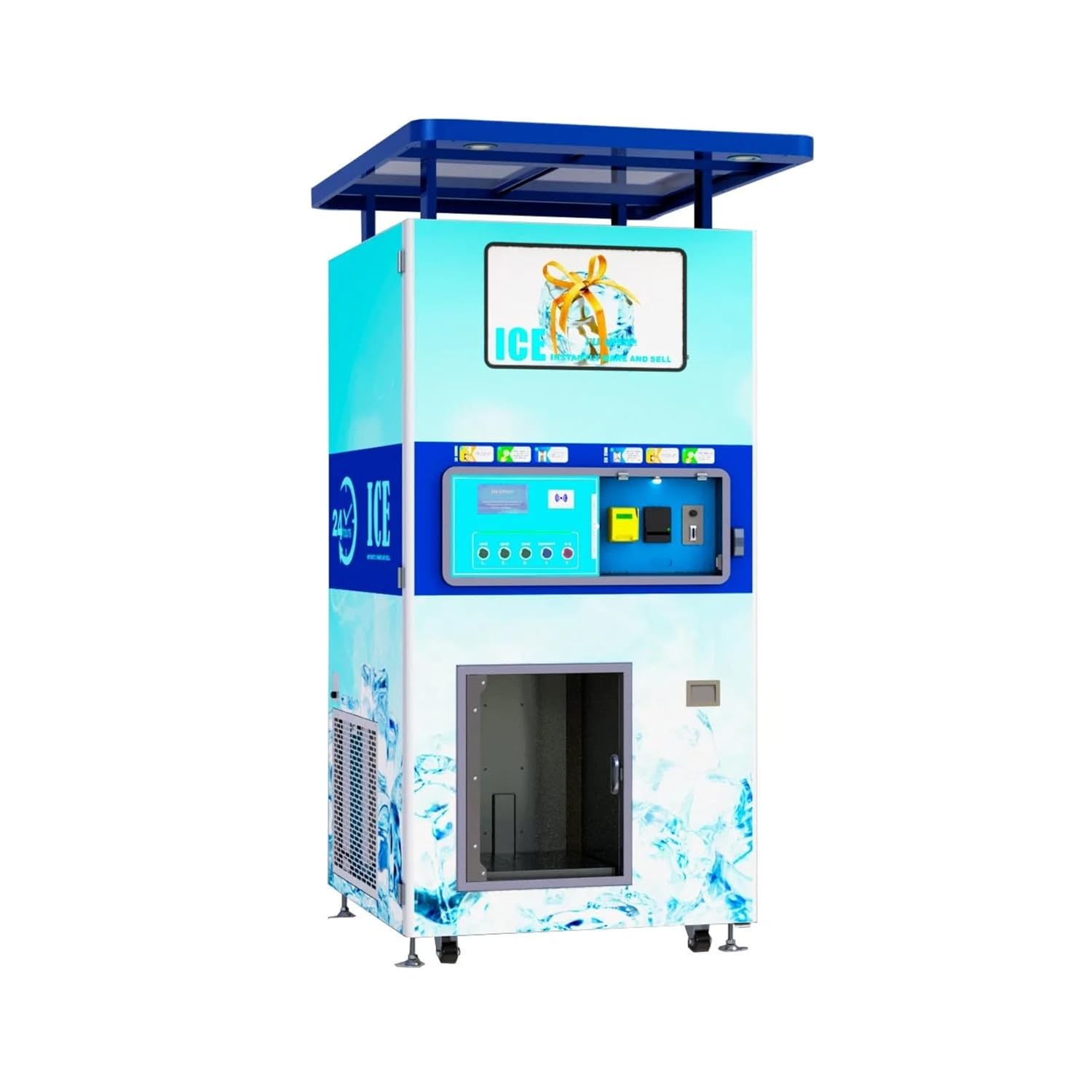 buy commercial ice vending machine,commercial ice vending machine worth it,best ice vending machine for business,ice vending machine pros and cons,should I buy an ice vending machine,commercial ice maker vs vending machine unboxing and complete package contents