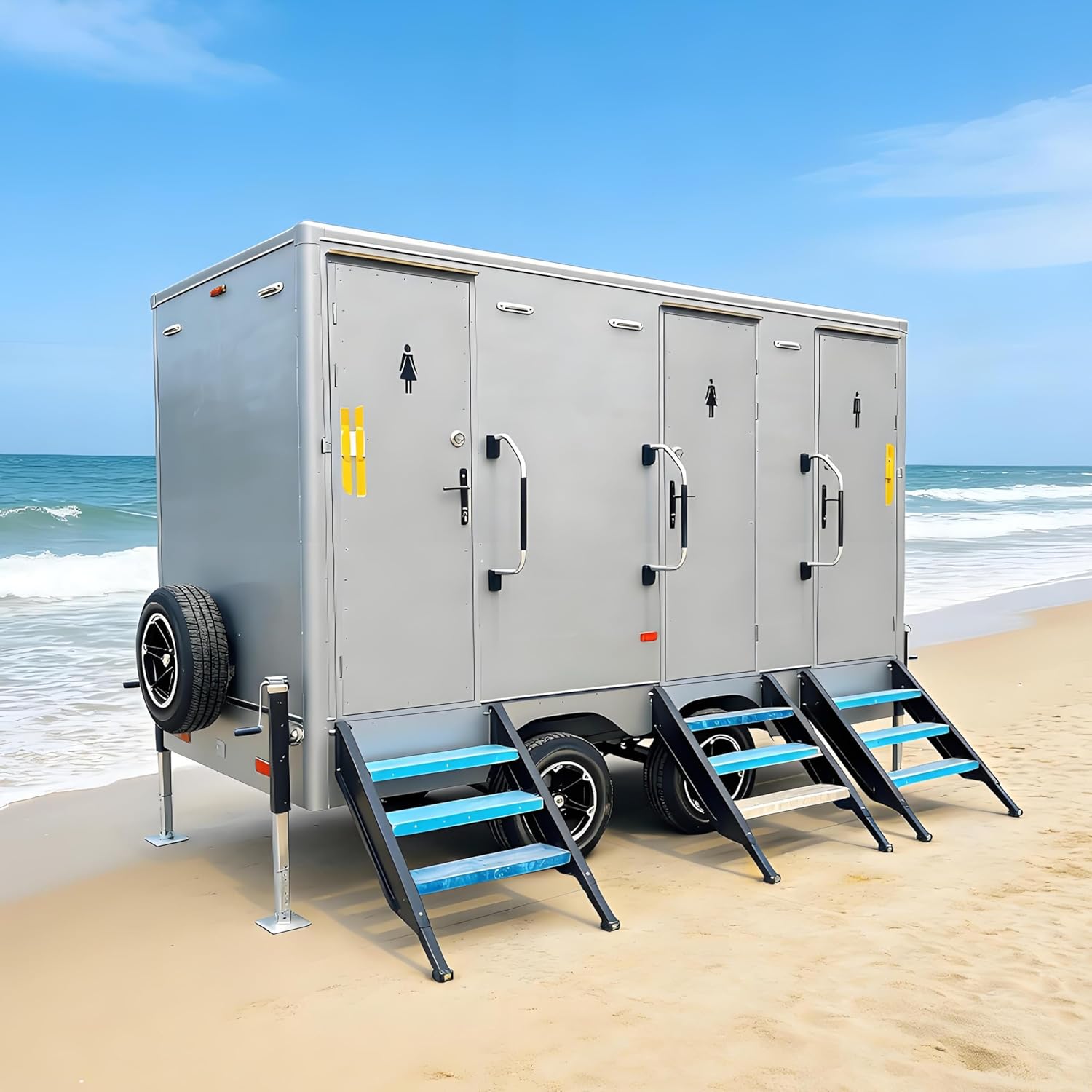 buy commercial porta potty trailer,should I buy a commercial porta potty trailer,best mobile restroom trailer for events,commercial porta potty trailer pros cons,porta potty trailer vs traditional restroom,heavy duty portable toilet trailer worth buying unboxing and complete package contents