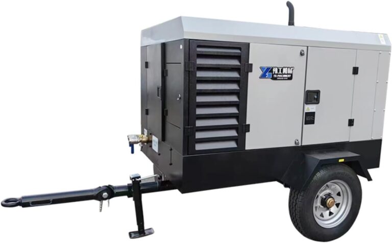 Image 1 of buy electric mobile screw air compressor