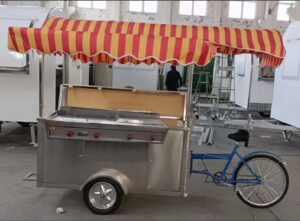 Image 1 of buy food bike with griddle deep fryers