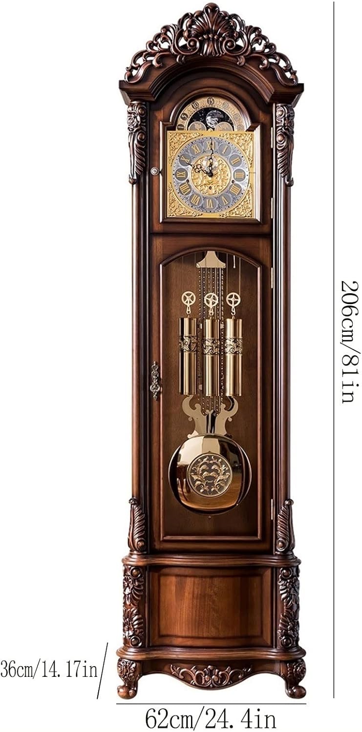 buy grandfather mantle clock,grandfather mantle clock worth buying,best wooden floor clock,grandfather clock pros cons,XJOYSL7921 clock honest,should I buy a mantle clock unboxing and complete package contents