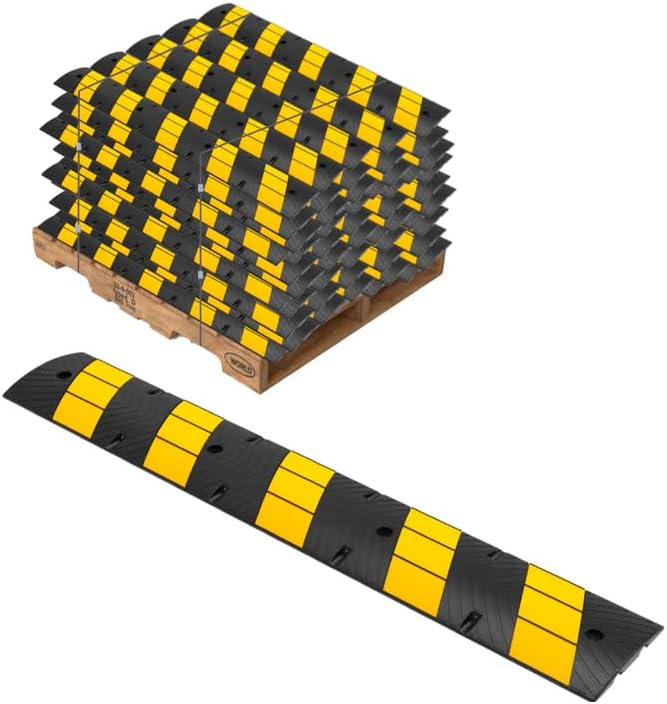 buy heavy duty rubber speed bump,should I buy rubber speed bump,heavy duty speed bump pros cons,modular traffic hump worth it,best speed bump for driveway - detailed features and technical specifications